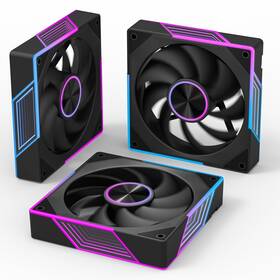Fexadon Tek 794832619089 3 Pack 120mm Argb Computer Case Fan For Pc Silent Cpu Cooling 1800rpm 4 Pin Pwm