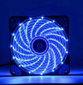 8541605843 Fgen 120mm Led Radiator Ultra-quiet Computer Case Fan Blue