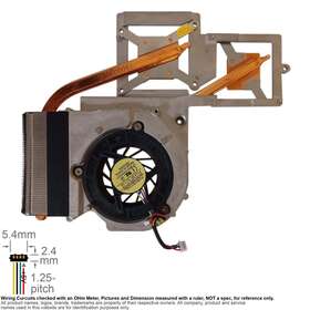 Dfb501005h20t Forecon Asus 13n0-28a0202 Blower Fan Laptop Cpu Cooler M51a Forcecon F7l8