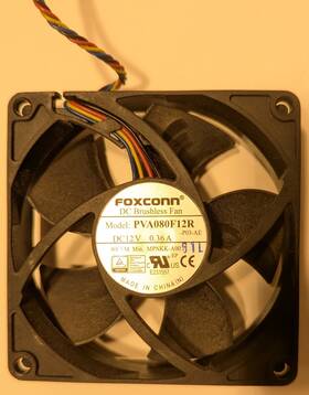 Pva080f12r-p03-ae Foxconn Sf80x80x20 4-pin W100x4x4 12v 0.36a Case Fan
