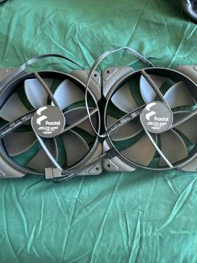 Fractal Design 843276103354 2 Pack Aspect 14 Case Fan - Black 140mm