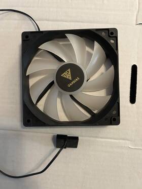 Dc2002512 Gamdias Hydraulic Bearing Case Fan Molex 12v Black Pack Of 3