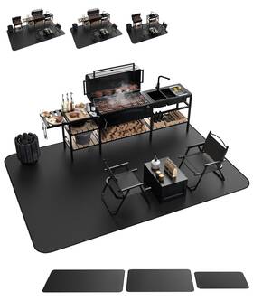 Bgx-007 Gancuiwen Large 76 52 Inch Bbq Mat For Under Grill Double-sided Silicone Ou