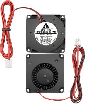 Gdt4010s12v2p2.54-bf Gdstime 2 Pack 40mm Blower Fan 12v 40x40x10mm 4010 Dc Brushless Cooling
