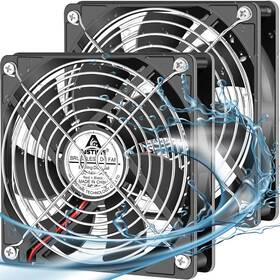 2xgda1225b24n20x25240ip67-us Gdstime 120mm X 25mm Waterproof Fan 24v Dc Ip67 Rating High Speed Dual Ball Bearing