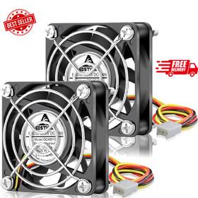 2xgda6015h12f35m25325-us Gdstime 60mm X 15mm 12v Brushless Dc Cooling Fan 3-pin For Pc Cases 2 Pack Ships Free