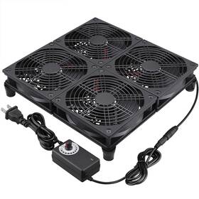 Gdt12025s12v Gdstime 4 3-12vt Rounter Tv Box Cooling Fan With Speed Control 182cfm Big Airflow For
