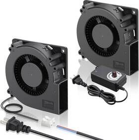 Gdstime 445002258296 Centrifugal Blower Ac 110v 120v 220v 240v 120mm X 32mm Squirrel Cage Fan X2