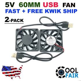 6010 Gdstime 731840988462 5v 60mm Usb Cooling Fan Dc 60x60x10mm Cooler Case A11