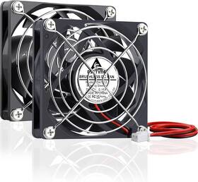 Gdstime Fba Gdt7015s12v2p2.54 70mm X 15mm 12v Brushless Dc Cooling Fan 2pin 2-pack