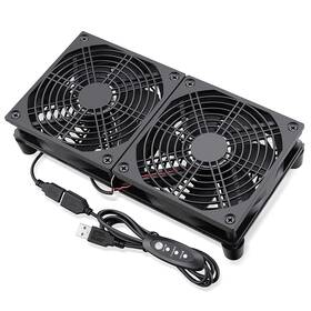 Gda1225h05n15u50-caca Gdstime Dual 120mm 5v Usb Fans 102cfm Big Airflow Fan Cooling For Router Tv Box