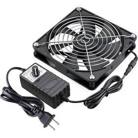 Gda1425b12n28d55230-us Gdstime 140mm X 25mm 110v 220v Ac Powered Fan With Speed Controller For Diy Cabi