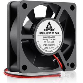Gda6020b24n50x25225-us Gdstime 60mm X 20mm 24v Dc Computer Case Brushless Cooling Fan 2 Pin Dual Ball B