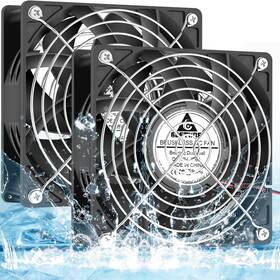 Gdp1238b12n30n40ip68-us Gdstime 120mm X 38mm 12v Dc Ip68 Waterproof Fan High Speed Dual Ball Bearing Brushle