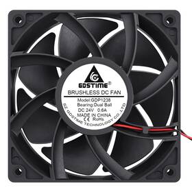 Gdt12038b24v2p2.54h Gdstime High Airflow 24v 120mm X 38mm Dual Ball Bearing 5 Inch Brushless Cool