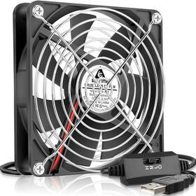 Gdt14025s5v Gdstime Gdt14025s5v--usb 140mm Usb Fan With 3 Speed Control 5v Powered Dc Brushless Computer Cas