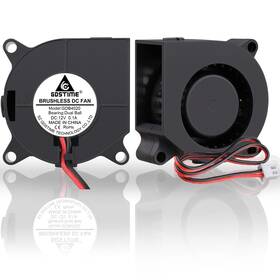 Gdt4020b12v2p2.54-b Gdstime 2 Pack 40mm X 20mm 12v Brushless Dc Blower Cooling Fan 4020 Dual Ball Bearings