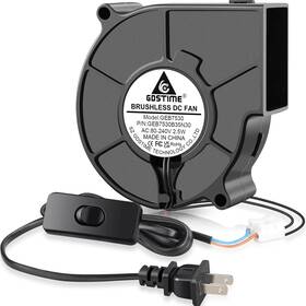 Geb7530b33n30-us Gdstime 75mm X 30mm Ac Centrifugal Blower Fan Dual Ball Bearing