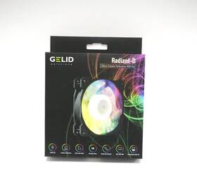 Gelid Solutions 897025781955 New Radiant-d 120mm Extreme Performance Rgb Fan