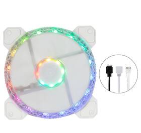 Fn-stella-d-02 Gelid Solutions Stella Frost 120mm Argb Pc Case Fans 70cfm 3 Pin