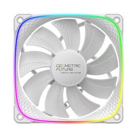 Geo-s2503rw-1 Geometric Future Squama 2503r Reverse Blade Rgb Pwm Fan-120mm-1 Pack-performance And Silent Bala