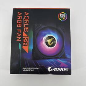 Gp-ar120rfan Gigabyte Aorus 120 Argb Fan Graphene Nano Lubriancant 6 Slots Motor