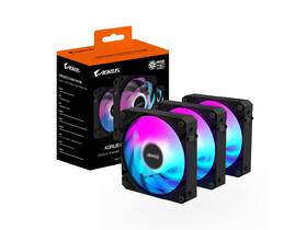 Gp-ecfan1203 Gigabyte Aorus Ez Chain Fan 120 Ice 3-pack 120mm Hydro Dynamic Bearing Argb Computer