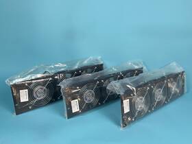 100-9614857 Griffin Aprr3uw3f Lot Of 3 Cooling Fan Rack Mount 3u