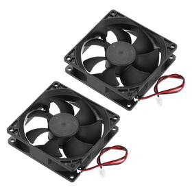 Gryfton 683007988870 2 Pcs Dc12v Brushless Cooling Fan 0.4a 90x90x25mm High Speed Quiet