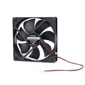 D25b24 Guiandjing Dc 24v Cooling Fan 120x120x25mm 5inch Brushless 120mmx25mm Black