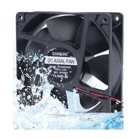 Ip67 Guiandjing D38w 120mm 38mm Waterproof Fan Dc12v 3000rpm 2pin High Speed For Outdoor Cabi