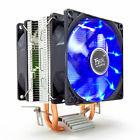 Gy165695 Heat Pipe Led Dual Fan Cpu Cooler Heatsink For Intel