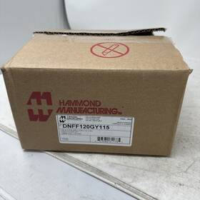 Dnff120gy115 Hammond Manufacturing Fan Kit - 120 Mm 115v Filter Grill Gray Guard