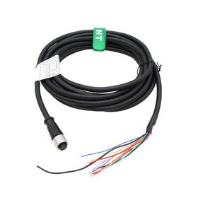 M12-12af-30m Hangton 12 Pin Power Io Cable For Cognex In Sight 9000 2000 300 Omron V430 F430 Baume