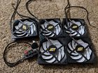 Helix-120-bw-pwm Helix120bwpwm Swiftech Pwm Case Fan Lot Five