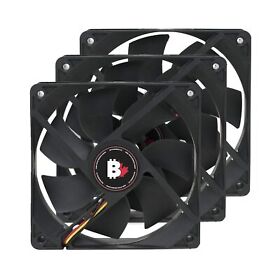 Fan1203000 High Airflow Pc Case Fan 120mm 3-pin 3000rpm Dual Ball Bearing Computer
