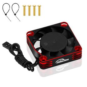 Hobby Fans 445009224287 40mm Rc Cooling Fan 28000rpm Brushless Esc Aluminum Motor