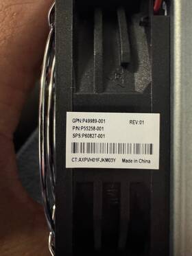 P55258-001 Hp P55258001 Chassis Fan Cooling Case Standard Performance Ml110 Gen11