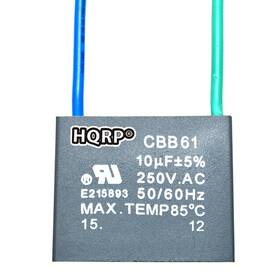 Cbb61 Hqrp 884667346387 Ceiling Fan Capacitor 10uf 2-wire