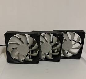 Fan-hyte-001 Hyte Flow Fa12 120mm Case Fan Gray 3 Pack Fully Functional
