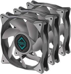 Iceberg 850017189539 Thermal Icegale Xtra 120mm Pwm High Perf Case Fan 3-pack Gray