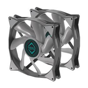 Iceberg Thermal 850017189478 Icegale 140mm Pwm Premium Case Fan 2-pack Gray