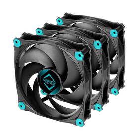 Iceberg Thermal 850017189843 Icegale Silent 120mm Quiet Optimized Airflow 3-pin 3-pack