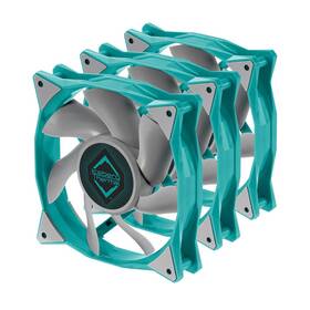 Iceberg Thermal Inc 313094815888 Icegale 120mm Pwm Premium Case Fan 3-pack Teal