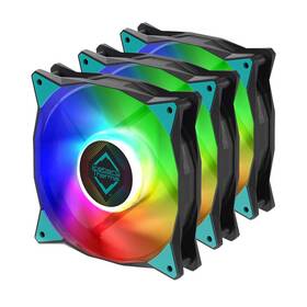 Icegale 850017189591 Iceberg Thermal Addressable 120mm Dual Ball Bearing Case Fan 3-pack Blac
