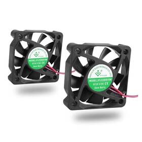 Gy19201 Icstation 2 Pcs 50mm 12v Cooling Fan 0.08a 5010 5012 Dc Silent Brushless Long