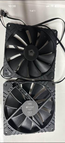 C-1227td-m Id-cooling A&c-1227td-m 140mm 4-pin Dc Case Fans Set Of 2