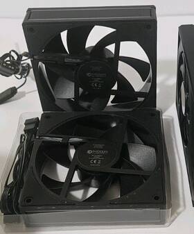 Af-127-argb-bk Id-cooling 120mm Case Fans 2 Pack Black Pc Quiet