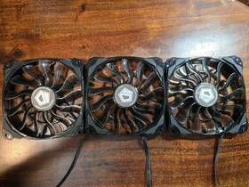 Ha-12025l12s Id-cooling 3-pack 120mm Slim Computer Fan 15mm Thickness 53.6cfm
