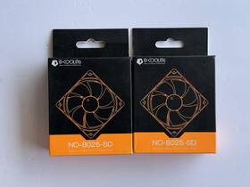 No-8025-sd Id-cooling No8025sd 80mm Fan Black 2 Pack 25mm Height 3-pin